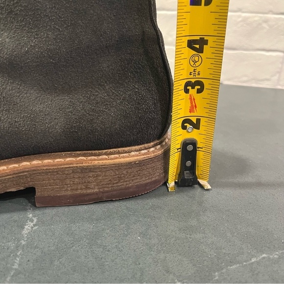 1901 Canyon chukka boots sz 12 gray suede red laces - Picture 11 of 15